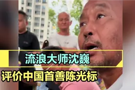 流浪大师沈魏，评价中国首善陈光标！