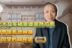 武大女生杨景媛固然可恶，但曾跟着她网暴肖同学的网民呢（二）