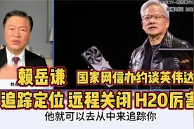 赖岳谦：追踪定位？远程关闭？原来H20芯片真的有后门！不可思议