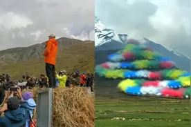 蔡国强喜马拉雅山脉放烟花“升龙”，引大量网友质疑，品牌方回应