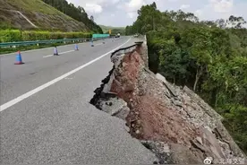 深入分析广东梅达高速公路茶阳路面坍塌事故背后的原因和对策图片