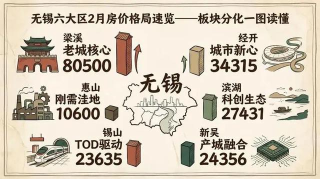 无锡梁溪区房价跌了36.8%，滨湖区只跌28.6%，为何差距这么大？ - 今日头条