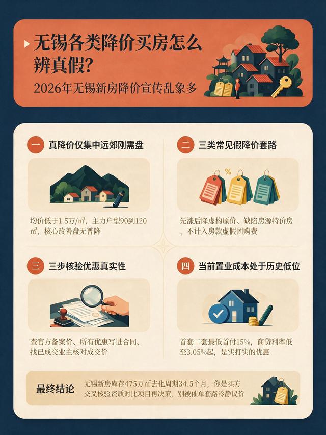 无锡新房均价跌破2万，但价差超1.1万/㎡，真假降价如何分辨?