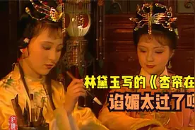 林黛玉写的《杏帘在望》谄媚太过吗？为何由贾宝玉署名献给元妃？视频封面
