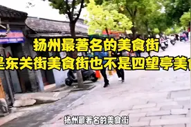 扬州最著名的美食街，不是东关街美食街也不是四望亭美食街视频封面