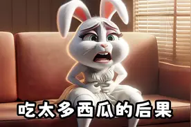 儿童故事：《吃太多西瓜的后果》，3-6岁儿童睡前小故事有声绘本视频封面