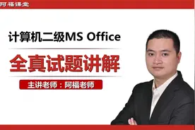 计算机二级MS Office真题讲解-第14套-电子表格(滨海市物理成绩)视频封面