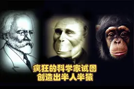 疯狂的科学家试图交配人类和猩猩创造出半人半猿的生物视频封面