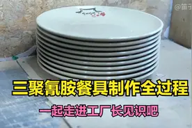 三聚氰胺餐具是怎么制作出来的呢？一起走进工厂看其制作全过程吧视频封面