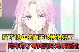 瞎了18年的妻子被我治好了，她却为了寻找白月光果断提分手视频封面
