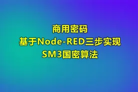 商用密码基于Node-RED三步实现SM3国密算法视频封面
