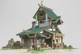3dmax-场景小房子模型制作教程。3dmax建模基础教程视频封面