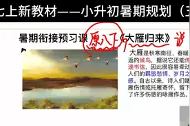 七上语文暑期衔接预习（五）《大雁归来》，新教材改版课文视频封面