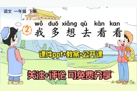 小学语文一年级下册《我多想去看看》课件ppt+教案公开课免费分享视频封面