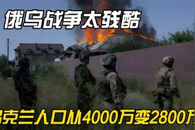 俄乌战争太残酷，乌克兰人口从4千万变2800万，主力装备损失殆尽视频封面
