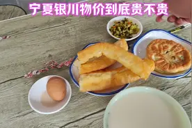 很多人说宁夏银川物价贵，吃个早餐，端上来一看刷新认知视频封面