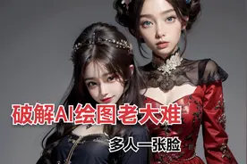 AI绘图多人一张脸,这事该怎么破视频封面