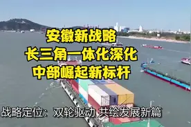 安徽新战略：长三角一体化深化，中部崛起新标杆视频封面