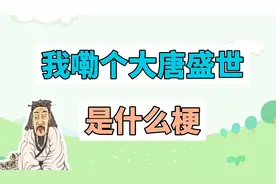 我嘞个大唐盛世是什么梗？视频封面