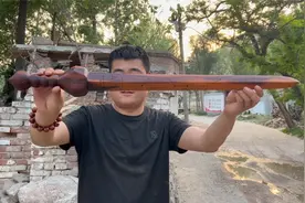 天然雷击枣木制作“七星宝剑”，天花板级别的成品你们见过吗