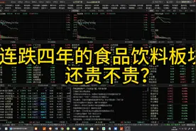连跌四年的食品饮料板块，到底还贵不贵？！视频封面