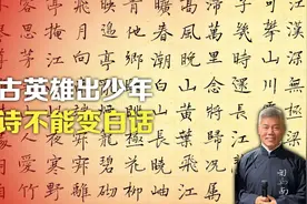 自古英雄出少年，唐诗不能变白话视频封面