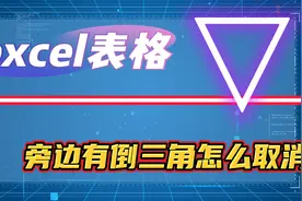 excel表格旁边有个倒三角怎么取消？倒三角的强大筛选功能演示！
