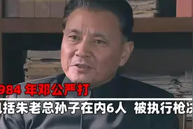 1984年邓公严打，包括朱老总孙子在内6位高干子弟，被执行枪决！视频封面