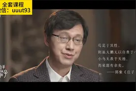 北大杨立华教授讲庄子哲学（全套课程）视频封面