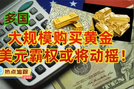 多国 大规模购买黄金，美元霸权或将动摇！视频封面
