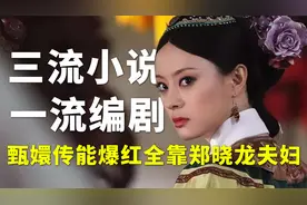 看了郑导对甄嬛传原著的删减，才懂编剧的重要！难怪如懿传比不了视频封面
