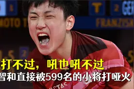 打也打不过，吼也吼不过，张本智和最不愿回忆的一场比赛视频封面