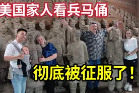 美国家人们第一次看中国兵马俑！忍不住落泪：太震撼了视频封面