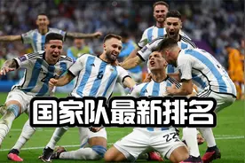 国家队最新世界排名，阿根廷第一，葡萄牙第六，英格兰第五！视频封面