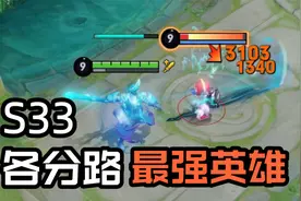 S33赛季各分路最强英雄：王昭君皮肤触发百分百冰冻？视频封面