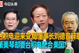 台积电迎来变局！董事长刘德音辞职，萧美琴却要台积电配合美国？视频封面