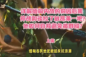 详解缅甸内战的前因后果，敏昂莱怎样逃脱被群殴？如何避免下台视频封面