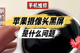 苹果摄像头黑屏是什么问题@中视频伙伴计划官号视频封面