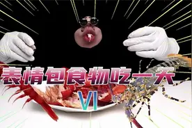 表情包食物之“小”龙虾。没想到上次的鸡结束后又来了个虾！视频封面