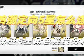 【鸣潮】定向5星怎么选？千万不要选错。常驻5星角色强度分析