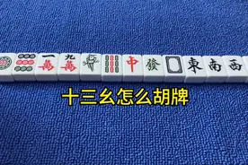 十三幺是什么牌型，麻将十三幺胡法，何为十三幺，十三幺怎么胡牌视频封面