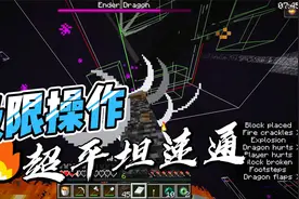 我的世界：MC超平坦速通世界记录，运气好到踩狗屎视频封面