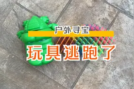 玩具竟然还会逃跑，最后还是被我抓回去了。视频封面