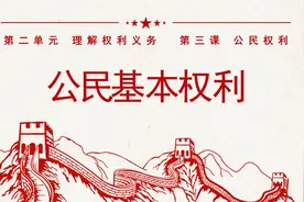 【道德与法治课】八下3.1公民基本权利视频封面