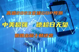 高盛2023全球GDP预测：中美超强，德超日无望！俄跌出前十韩逆袭视频封面