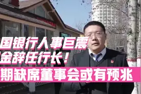 中国银行人事巨震，刘金辞任行长！近期缺席董事会或有预兆视频封面