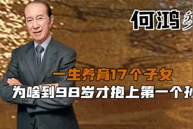 何鸿燊：一生养育17个子女，直到98岁才抱上第一个孙子视频封面