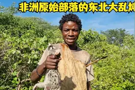 非洲原始部落哈扎比人用四不像和鬣狗还有狒狒熬了一锅东北大乱炖视频封面