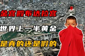 “黄金宫殿”布达拉宫，传言有世上一半黄金，这是真的吗？视频封面