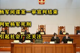 杨军间谍案一审宣判结束，判处杨军死刑，引起社会广泛关注视频封面